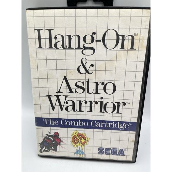 Hang-On & Astro Warrior: The Combo Cartridge (Sega Master System) Complete CIB - Picture 6 of 14